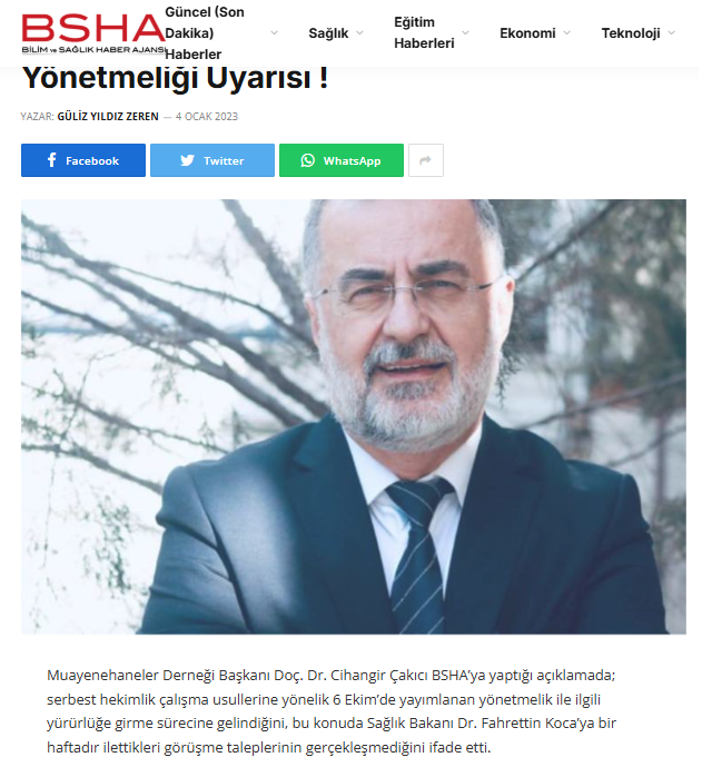 Muayenehaneler Derneği Web Sitesi