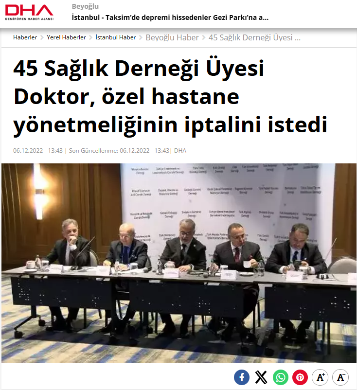 Muayenehaneler Derneği Web Sitesi